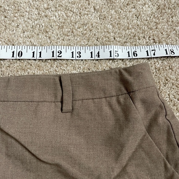 Halogen Nordstrom Taylor Fit Tan Suiting Pants Career Women’s Size 12P 12 Petite - Picture 5 of 8